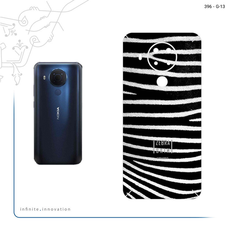 برچسب پوششی ماهوت مدل Zebra Skin مناسب برای گوشی موبایل نوکیا 5.4