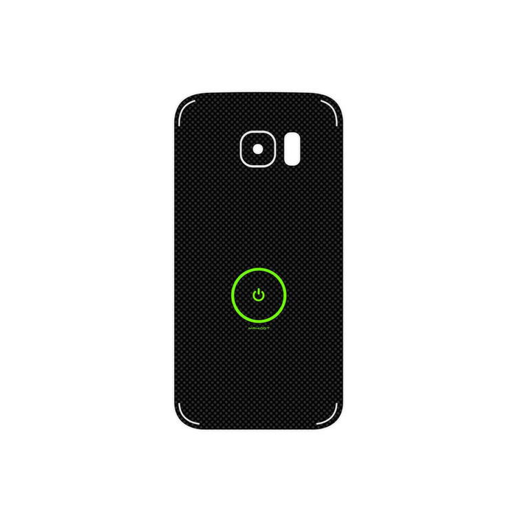 برچسب پوششی ماهوت مدل Minimal Power Button مناسب برای گوشی موبایل سامسونگ Galaxy S7
