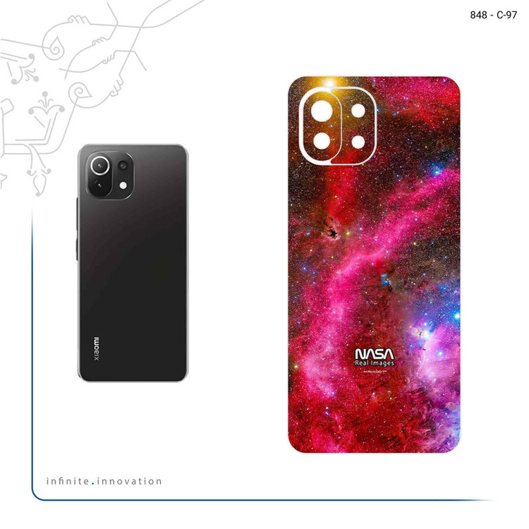 برچسب پوششی ماهوت مدل Universe b NASA 11 مناسب برای گوشی موبایل شیائومی MI 11 LITE