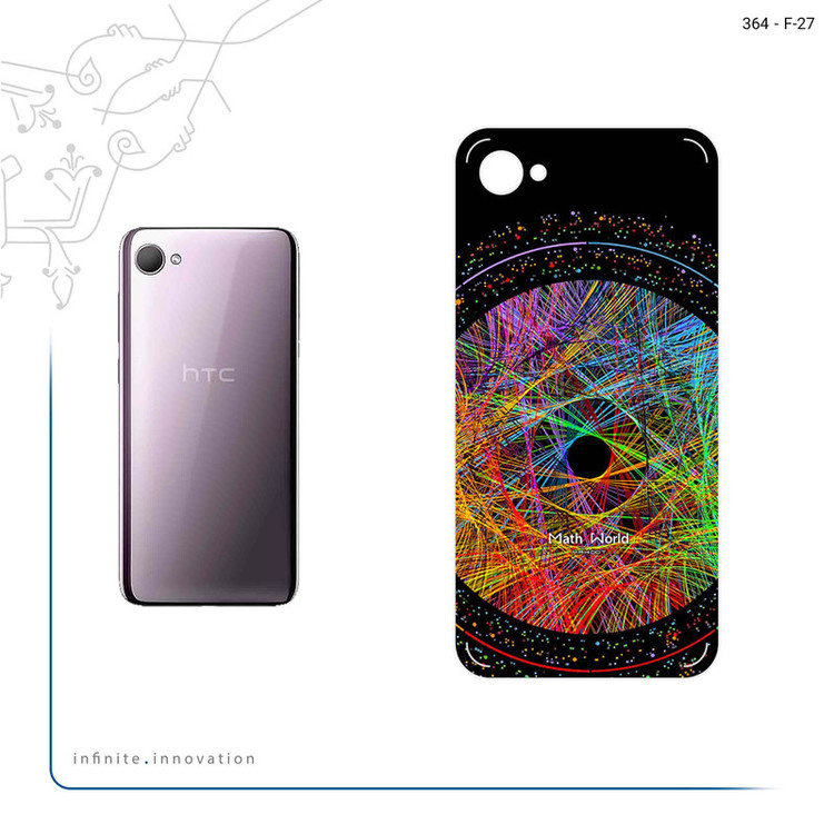 برچسب پوششی ماهوت مدل Mathematical Geometric Shape 2 مناسب برای گوشی موبایل اچ تی سی Desire 12
