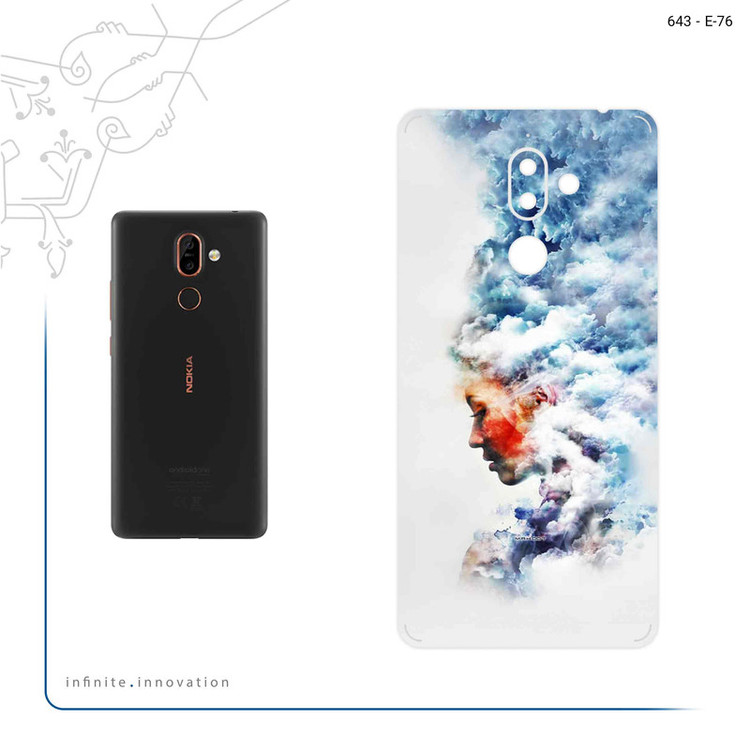 برچسب پوششی ماهوت مدل Women and the Cloud Digital Art مناسب برای گوشی موبایل نوکیا 7 Plus