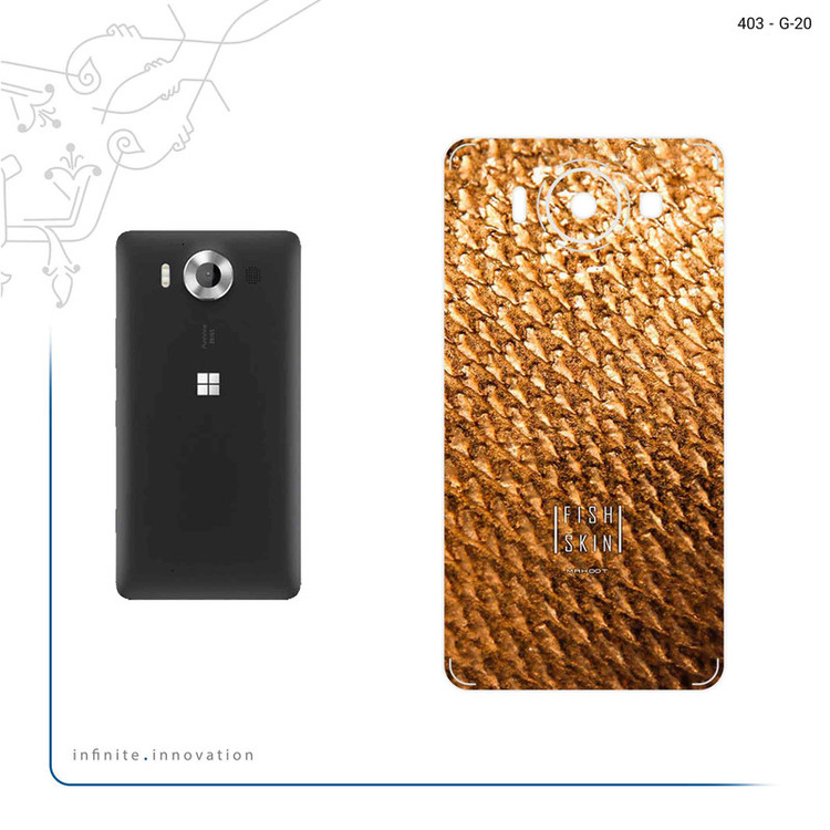 برچسب پوششی ماهوت مدل Fish Skin مناسب برای گوشی موبایل مایکروسافت Lumia 950