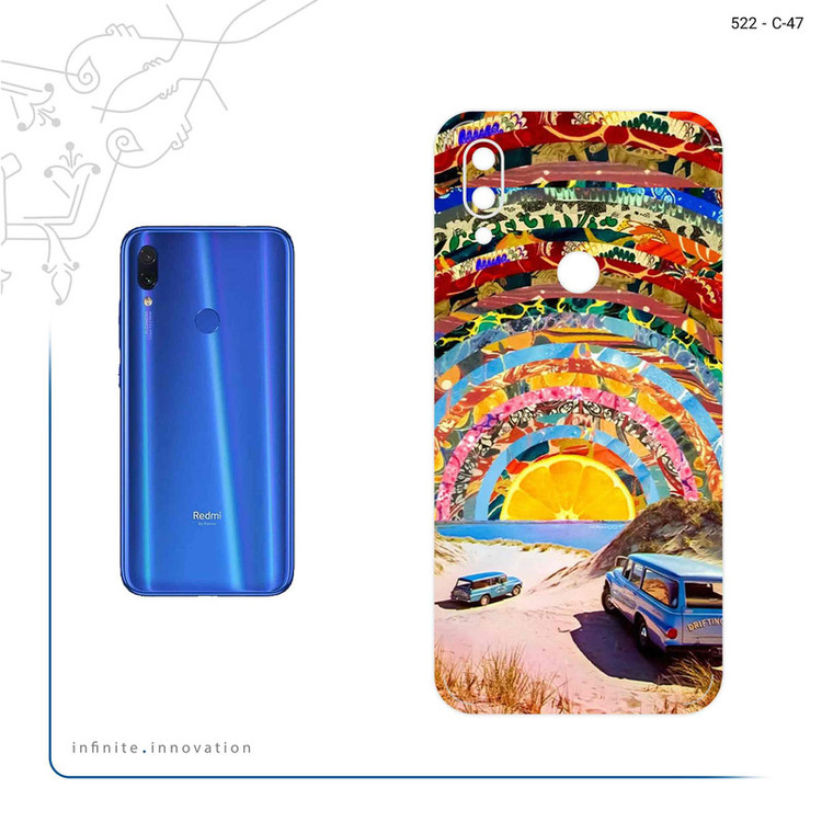 برچسب پوششی ماهوت مدل Collage of Orange Sky مناسب برای گوشی موبایل شیائومی Redmi 7