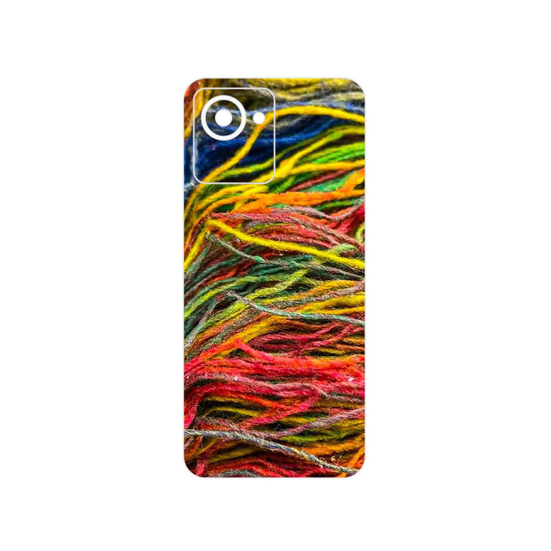برچسب پوششی ماهوت مدل Fabric Texture 9 مناسب برای گوشی موبایل ریلمی C30s