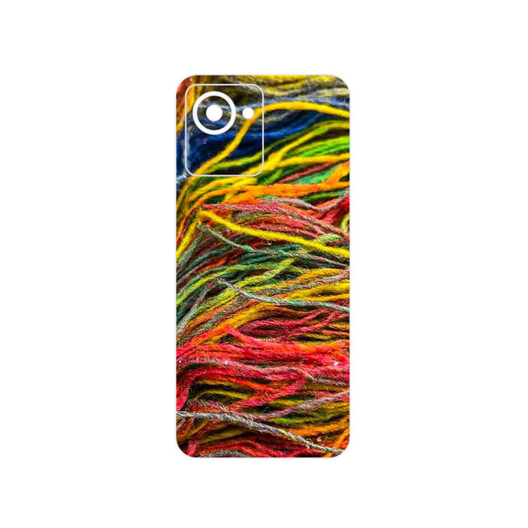 برچسب پوششی ماهوت مدل Fabric Texture 9 مناسب برای گوشی موبایل ریلمی C30s