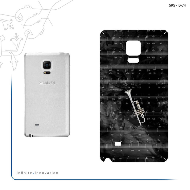 برچسب پوششی ماهوت مدل Trumpet مناسب برای گوشی موبایل سامسونگ Galaxy Note Edge