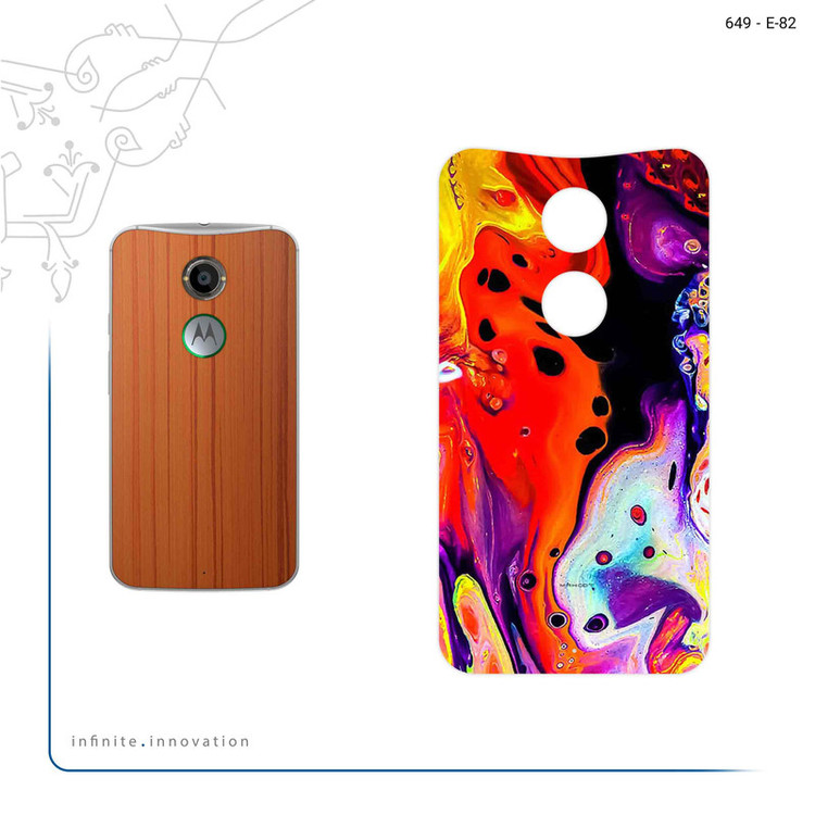 برچسب پوششی ماهوت مدل Abstract Oil Art مناسب برای گوشی موبایل موتورولا Moto X 2014
