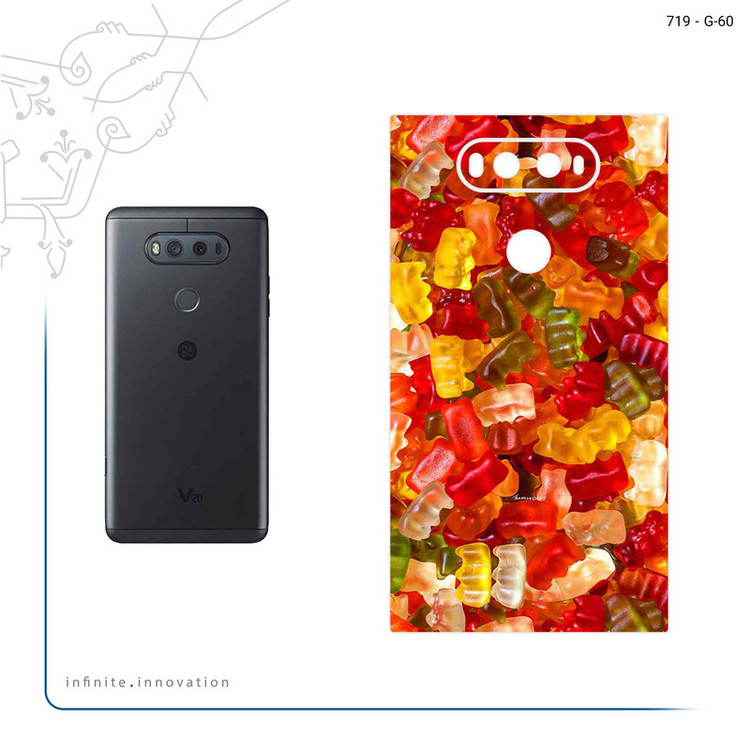 برچسب پوششی ماهوت مدل Gummi candy 1 مناسب برای گوشی موبایل ال جی V20