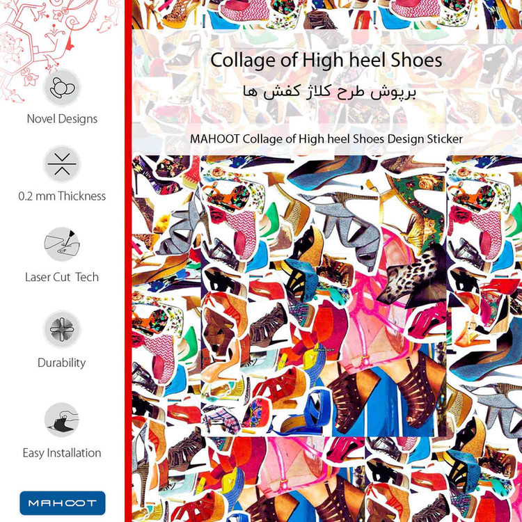 برچسب پوششی ماهوت مدل Collage of High heel Shoes مناسب برای گوشی موبایل نوکیا Lumia 1020