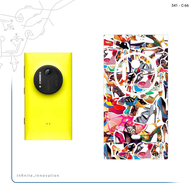 برچسب پوششی ماهوت مدل Collage of High heel Shoes مناسب برای گوشی موبایل نوکیا Lumia 1020