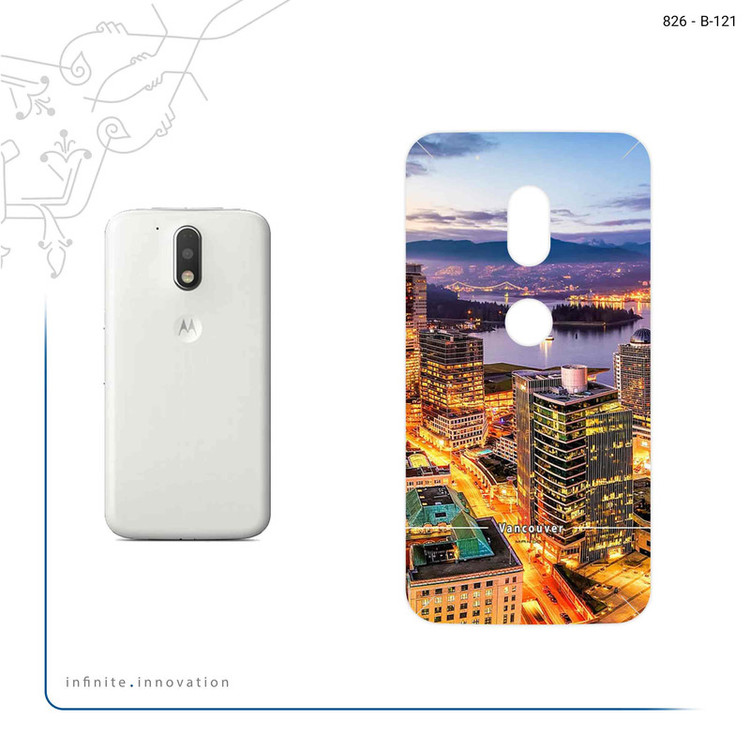 برچسب پوششی ماهوت مدل City of Vancouver مناسب برای گوشی موبایل موتورولا Moto G4 Play