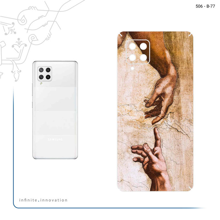 برچسب پوششی ماهوت مدل The Creation of Adam of MichelAnge مناسب برای گوشی موبایل سامسونگ Galaxy A42