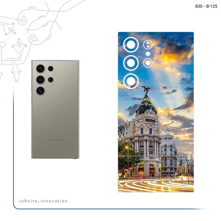 برچسب پوششی ماهوت مدل City of Madrid مناسب برای گوشی موبایل سامسونگ Galaxy S24 Ultra