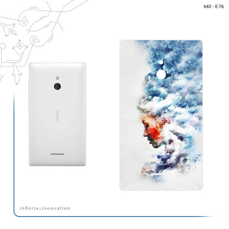 برچسب پوششی ماهوت مدل Women and the Cloud Digital Art مناسب برای گوشی موبایل نوکیا XL