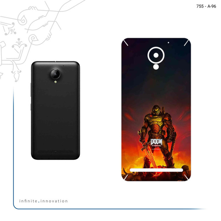 برچسب پوششی ماهوت مدل DOOM Game Series مناسب برای گوشی موبایل لنوو Vibe C2