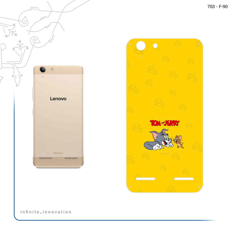 برچسب پوششی ماهوت مدل Tom and Jerry مناسب برای گوشی موبایل لنوو Vibe K5 Plus