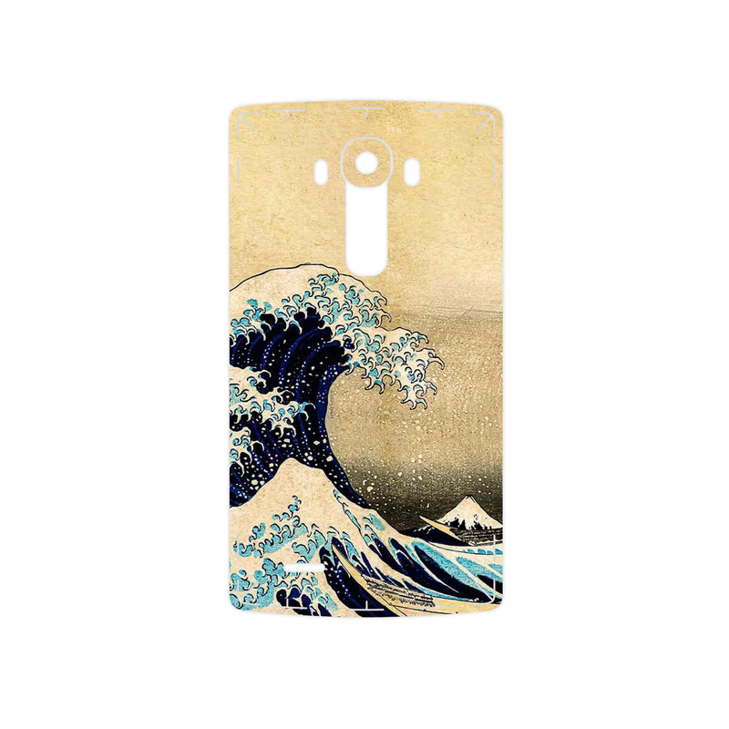 برچسب پوششی ماهوت مدل The Great Wave off Kanagawa of Hokusai مناسب برای گوشی موبایل ال جی G4
