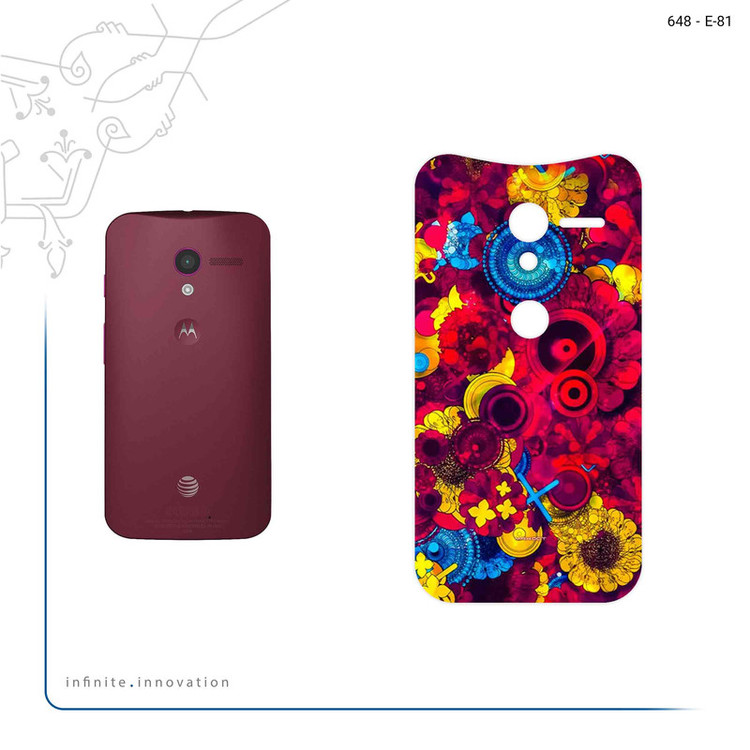 برچسب پوششی ماهوت مدل Vector Flower Garden Digital Art مناسب برای گوشی موبایل موتورولا Moto X