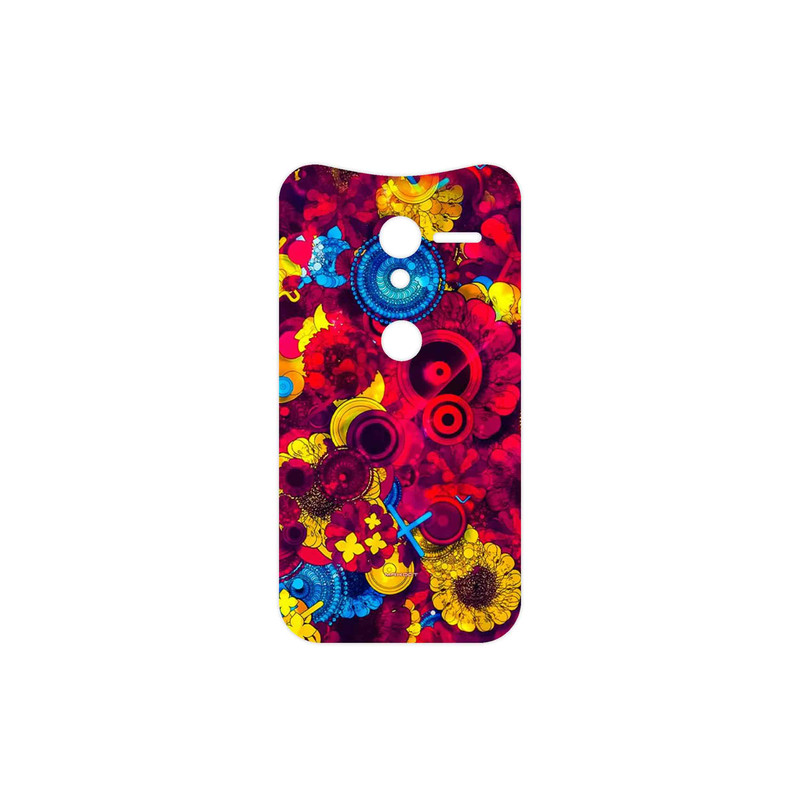 برچسب پوششی ماهوت مدل Vector Flower Garden Digital Art مناسب برای گوشی موبایل موتورولا Moto X