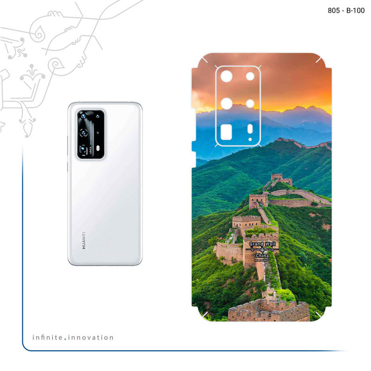 برچسب پوششی ماهوت مدل China Grand Wall مناسب برای گوشی موبایل هوآوی P40 Pro Plus