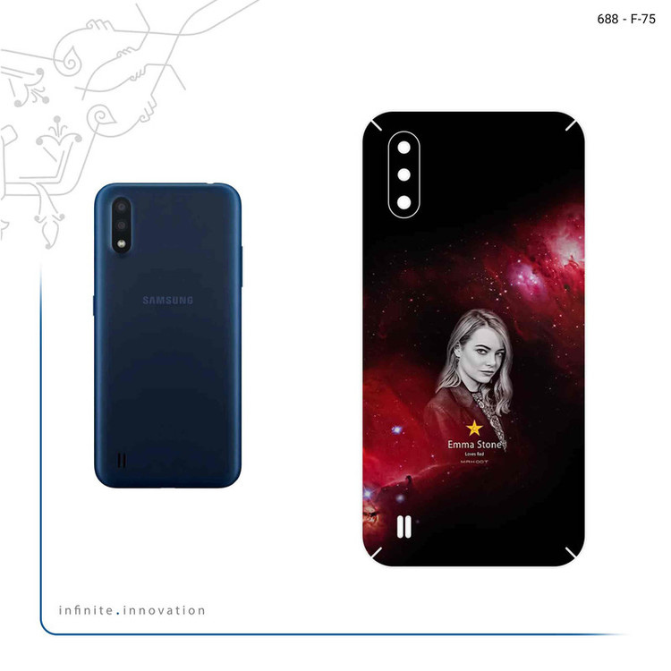 برچسب پوششی ماهوت مدل Emma Stone مناسب برای گوشی موبایل سامسونگ Galaxy M01