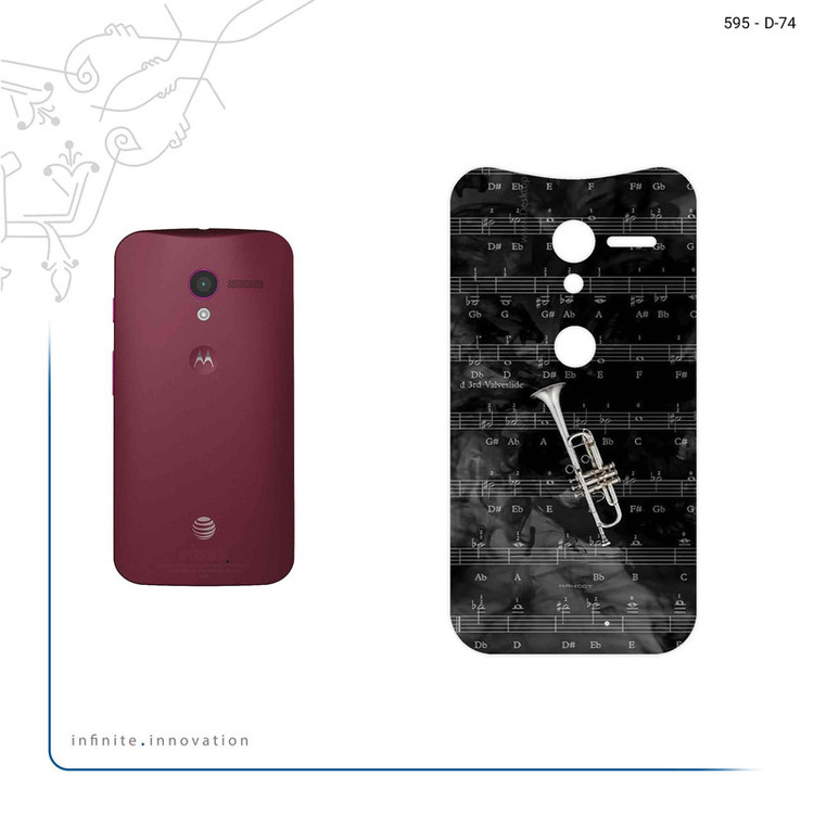 برچسب پوششی ماهوت مدل Trumpet مناسب برای گوشی موبایل موتورولا Moto X