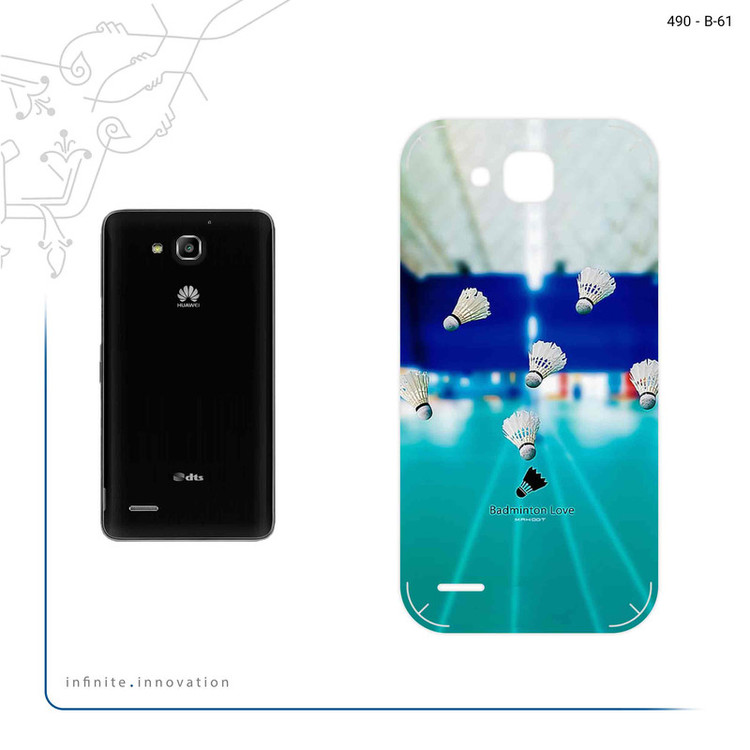 برچسب پوششی ماهوت مدل Badminton مناسب برای گوشی موبایل هوآوی Ascend G750