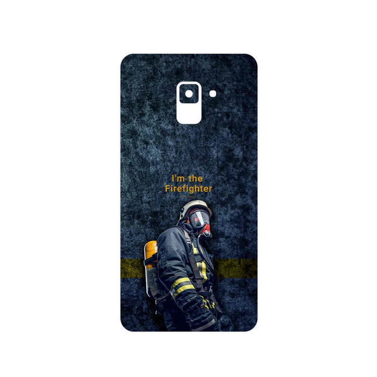 برچسب پوششی ماهوت مدل Firefighter مناسب برای گوشی موبایل سامسونگ Galaxy A8 Plus 2018