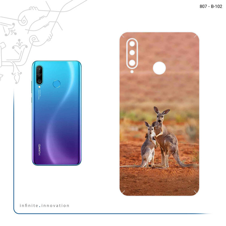 برچسب پوششی ماهوت مدل Kangaroo مناسب برای گوشی موبایل هوآوی P30 Lite (24 MP Camera)