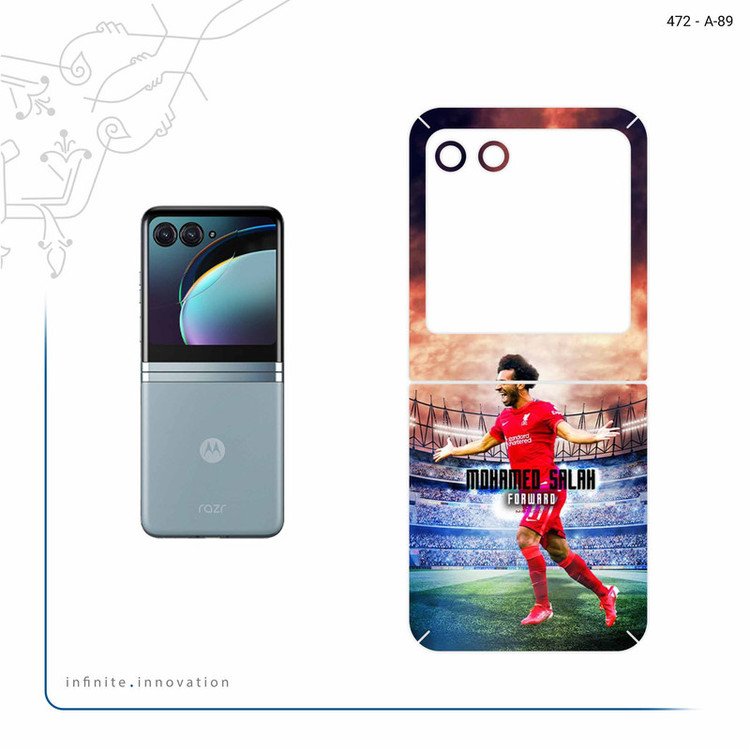 برچسب پوششی ماهوت مدل Mohammad Salah مناسب برای گوشی موبایل موتورولا Razr 40 Ultra