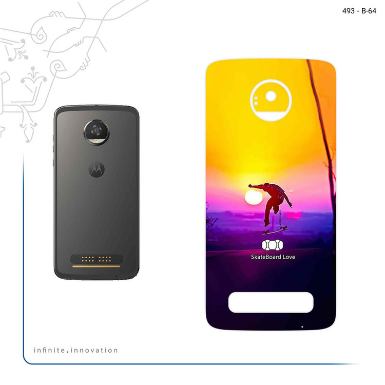 برچسب پوششی ماهوت مدل Skateboard مناسب برای گوشی موبایل موتورولا Moto Z