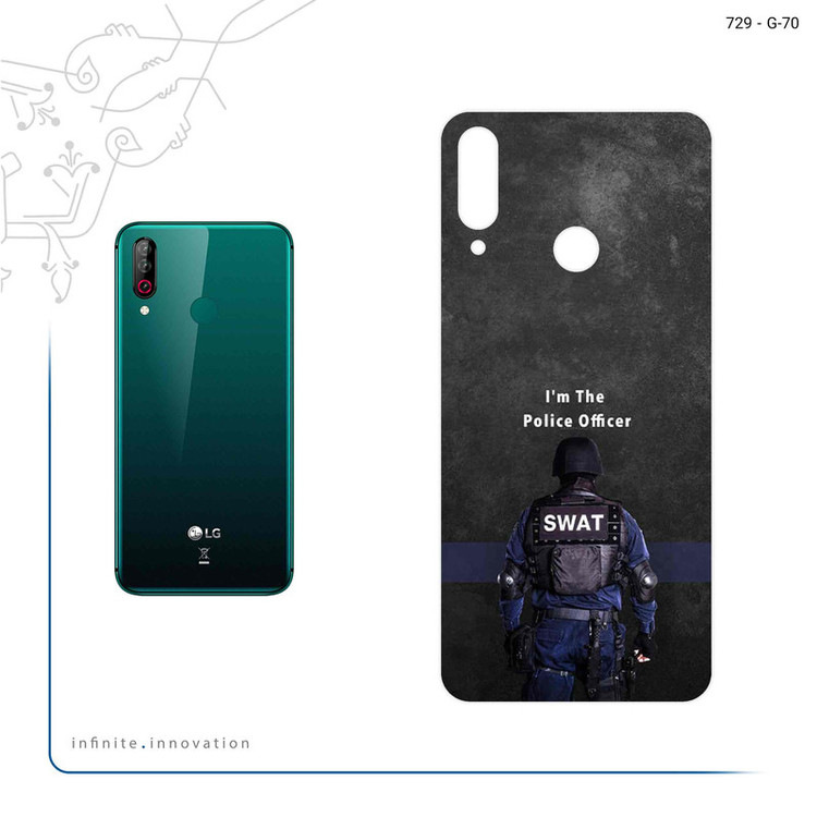 برچسب پوششی ماهوت مدل Police Officer مناسب برای گوشی موبایل ال جی W30