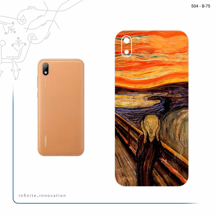 برچسب پوششی ماهوت مدل The Scream of Munch مناسب برای گوشی موبایل هوآوی Y5 2019