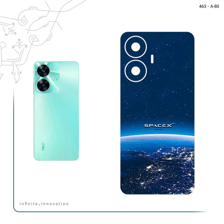 برچسب پوششی ماهوت مدل Space X مناسب برای گوشی موبایل ریلمی C55