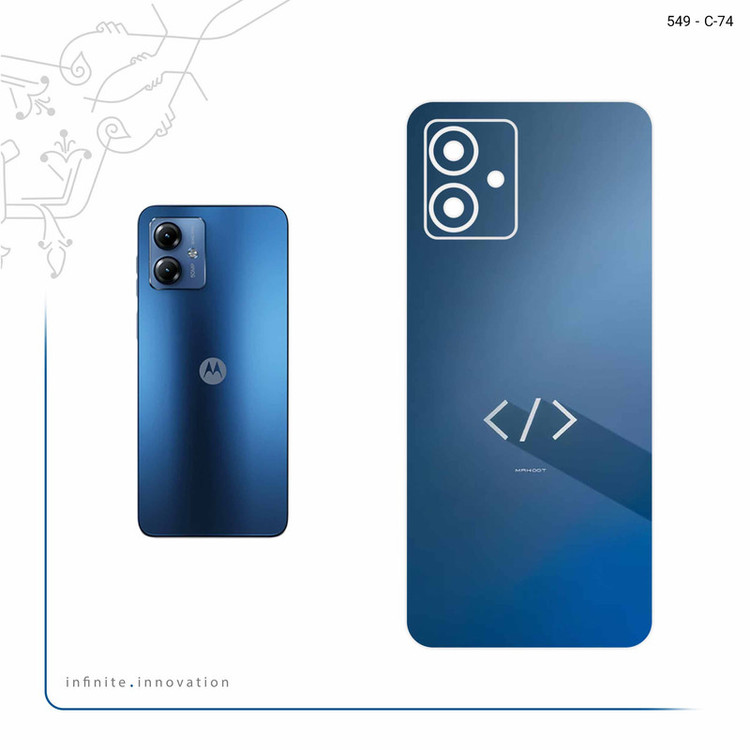 برچسب پوششی ماهوت مدل Minimal Coding icon مناسب برای گوشی موبایل موتورولا Moto G14