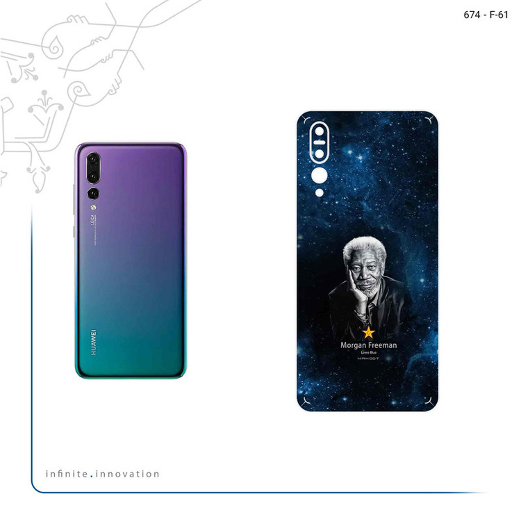 برچسب پوششی ماهوت مدل Morgan Freeman مناسب برای گوشی موبایل هوآوی P20 Pro