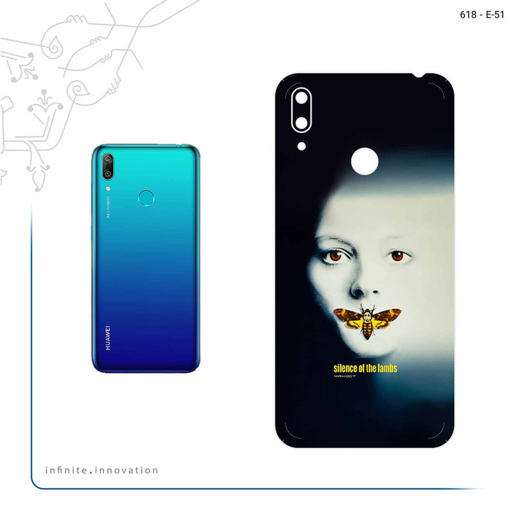 برچسب پوششی ماهوت مدل Silence of the Lambs مناسب برای گوشی موبایل هوآوی Y7 Prime 2019