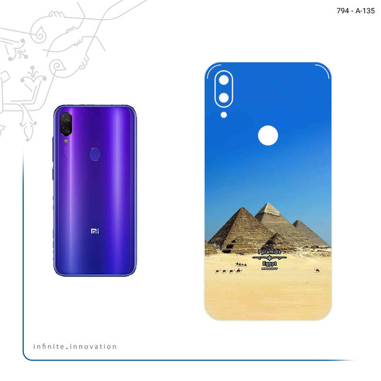 برچسب پوششی ماهوت مدل Pyramids of Egypt مناسب برای گوشی موبایل شیائومی Mi Play