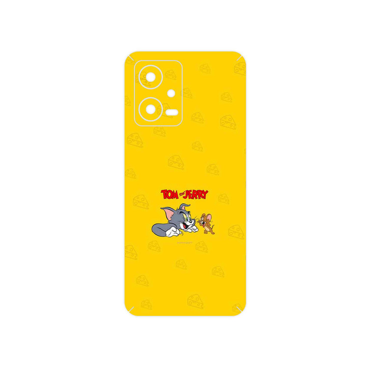 برچسب پوششی ماهوت مدل Tom and Jerry مناسب برای گوشی موبایل شیائومی Poco X5