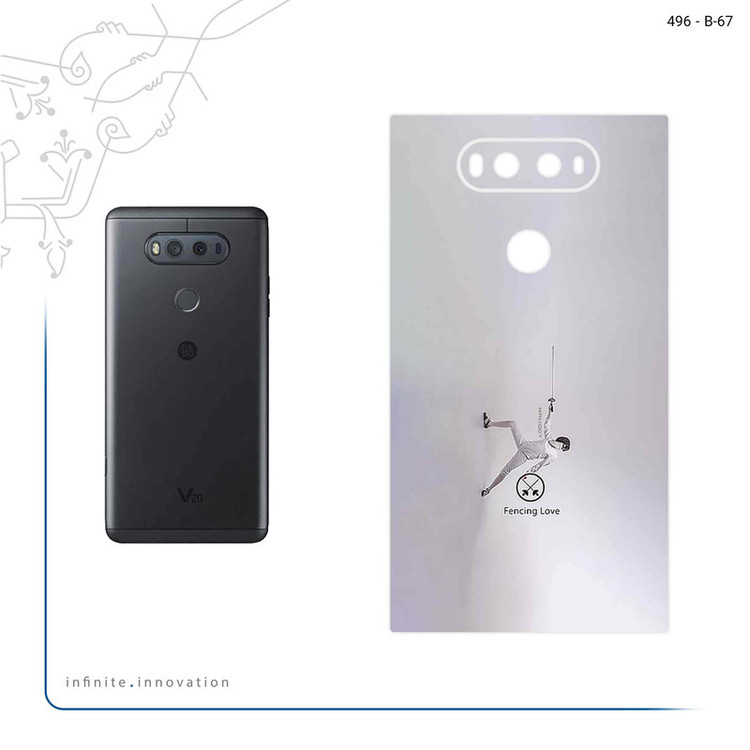 برچسب پوششی ماهوت مدل Fencing مناسب برای گوشی موبایل ال جی V20