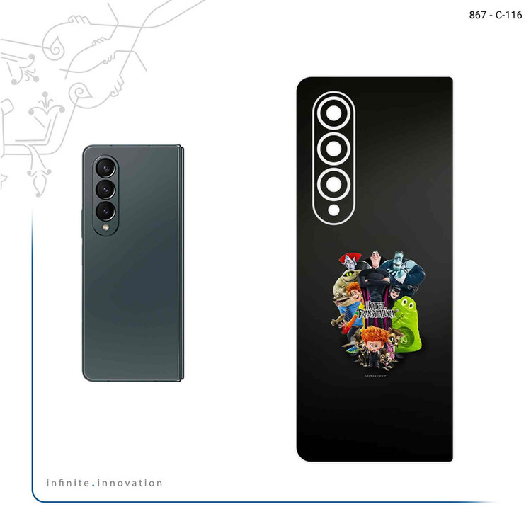 برچسب پوششی ماهوت مدل Hotel Transylvania مناسب برای گوشی موبایل سامسونگ Galaxy Z Fold4