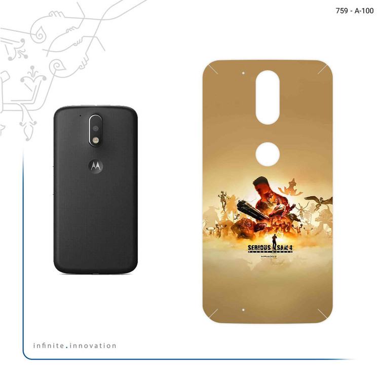 برچسب پوششی ماهوت مدل Serious Sam Game Series مناسب برای گوشی موبایل موتورولا Moto G4
