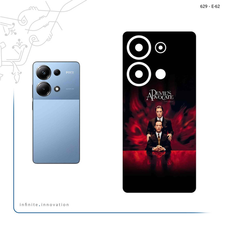 برچسب پوششی ماهوت مدل The Devils Advocate مناسب برای گوشی موبایل شیائومی Poco M6 Pro 4G