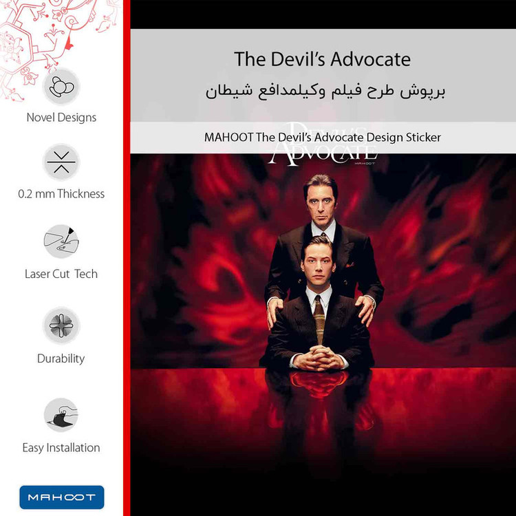 برچسب پوششی ماهوت مدل The Devils Advocate مناسب برای گوشی موبایل شیائومی Poco M6 Pro 4G