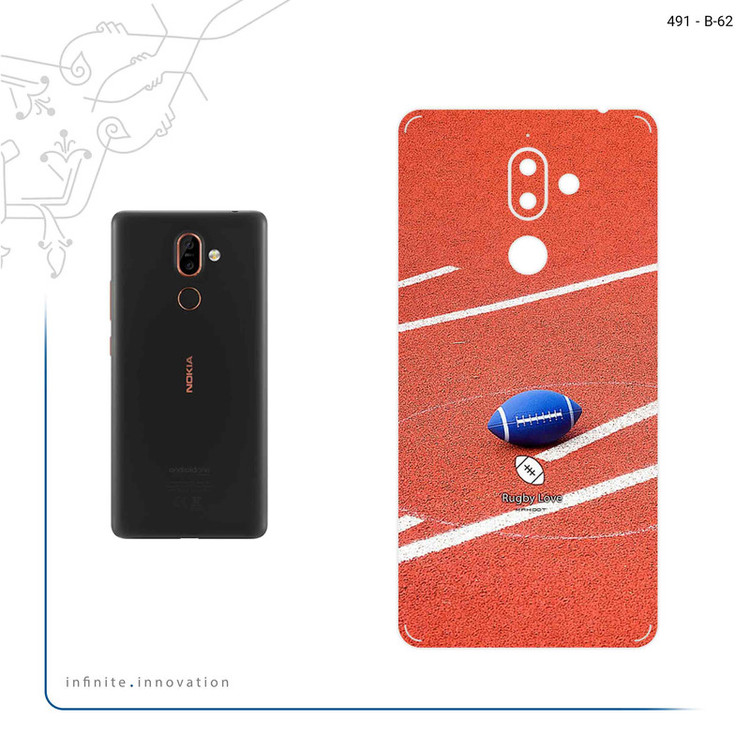 برچسب پوششی ماهوت مدل Rugby football مناسب برای گوشی موبایل نوکیا 7 Plus
