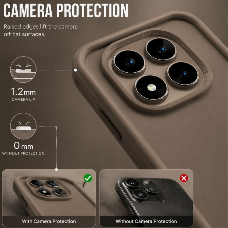 کاور گاردتک اساک مدل Silicone Puffer مناسب برای گوشی موبایل شیائومی Redmi Note 15 Pro 4G