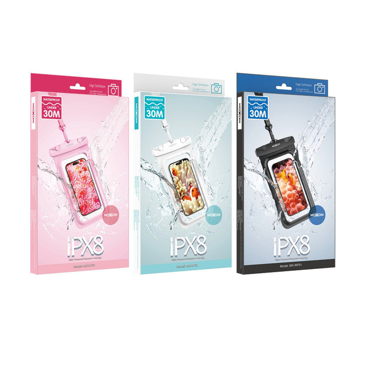 کیف ضد آب موکسوم مدل MX-WP01 مناسب برای گوشی موبایل تا سایز 6.9 اینچ