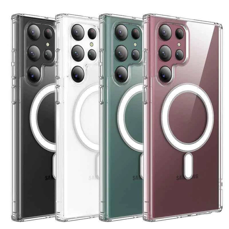 کاور کپتن قاب مدل مگ سیف طرح ژله ای مناسب برای گوشی موبایل سامسونگ Galaxy S21 FE