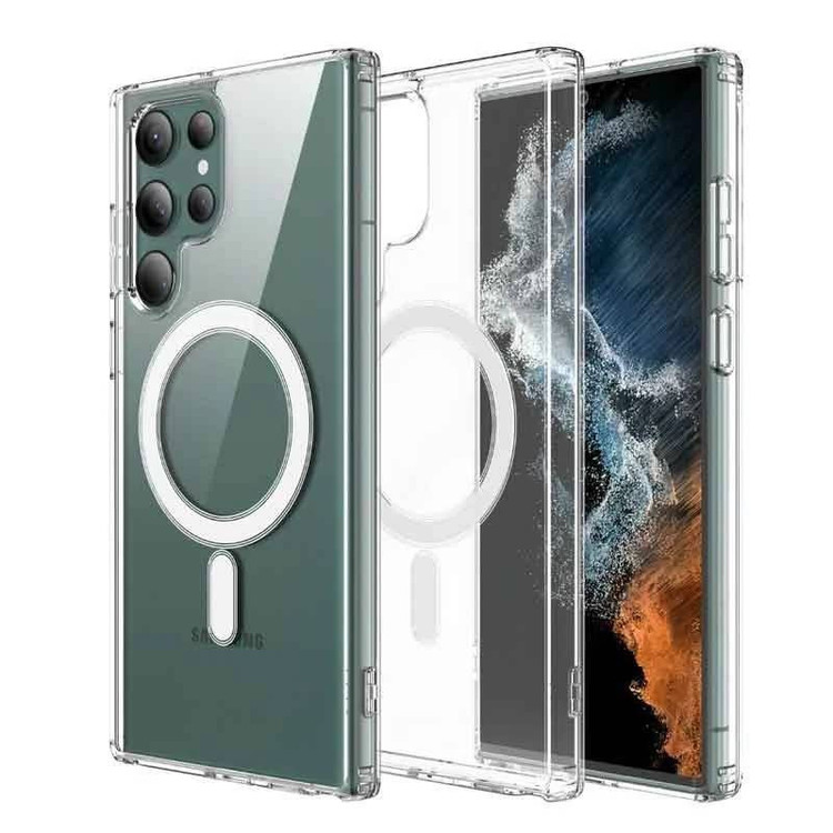 کاور کپتن قاب مدل مگ سیف طرح ژله ای مناسب برای گوشی موبایل سامسونگ Galaxy S21 FE