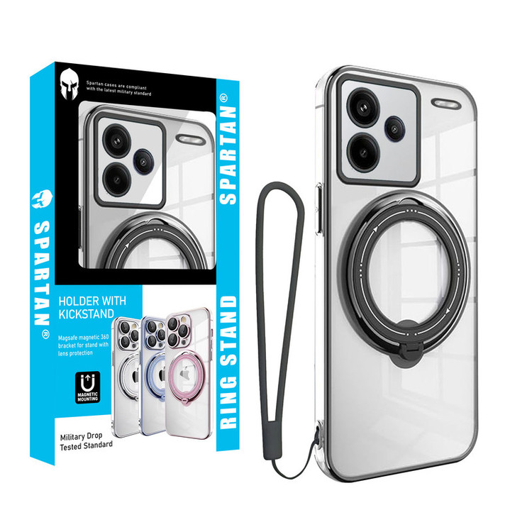 کاور اسپارتان مدل Ring Stand Strap مناسب برای گوشی موبایل شیائومی Redmi Note 13 Pro Plus به همراه بندآویز